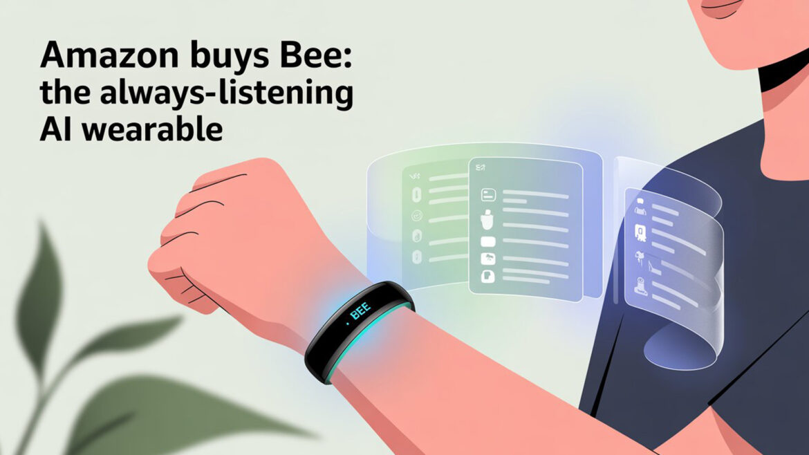 Amazon Buys Bee: The Always-Listening AI Wearable