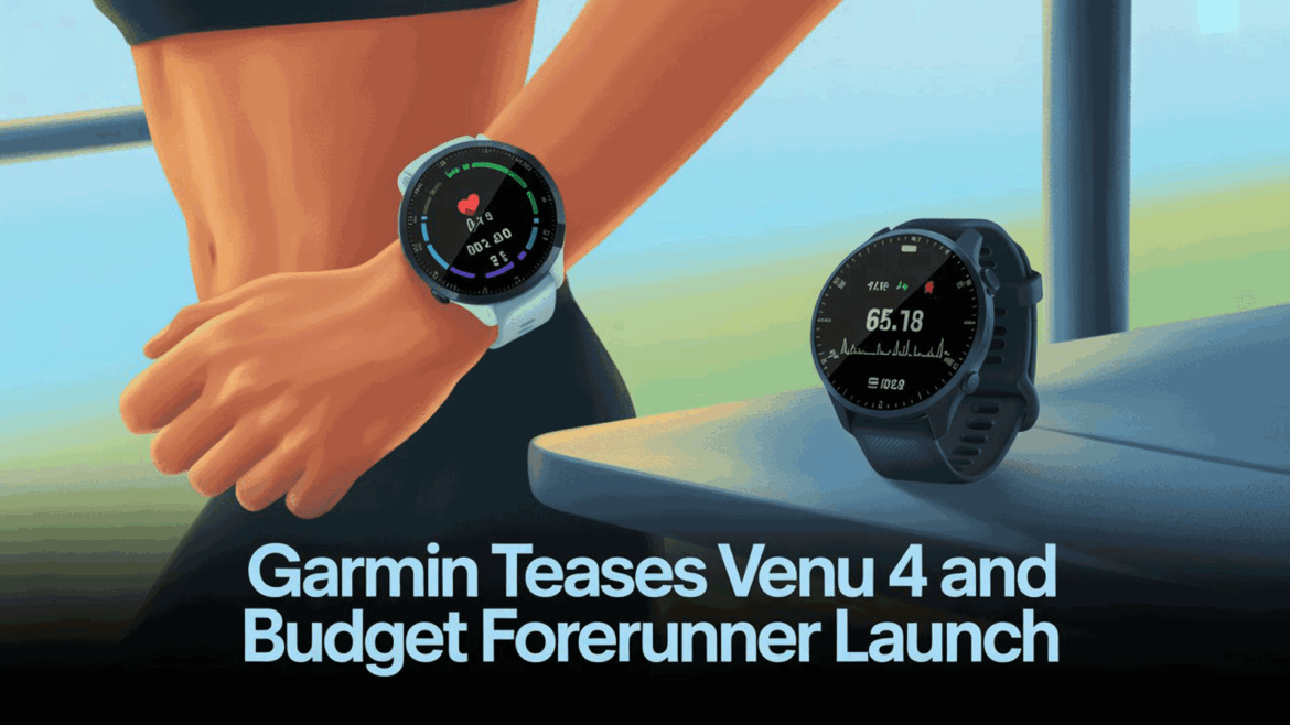 Garmin Teases Venu 4 and Budget Forerunner Launch