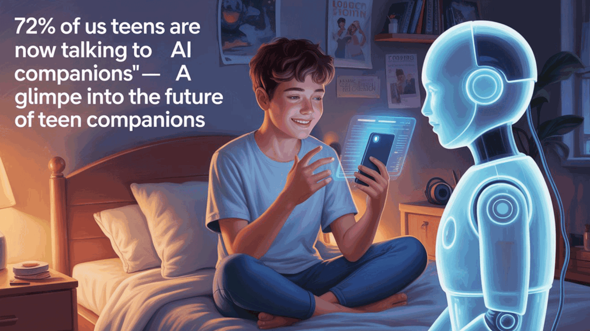Study Finds 72% of US Teens Use AI Companions